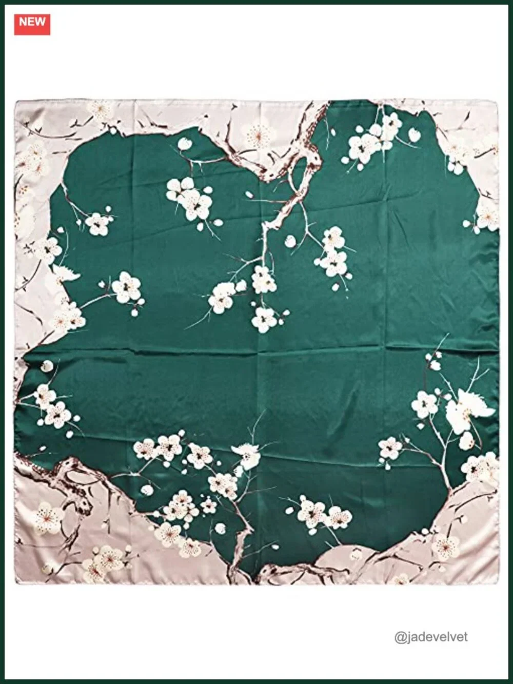Silk Like Satin Square Scarf 35x35 Hair Wrap for Women Bandana